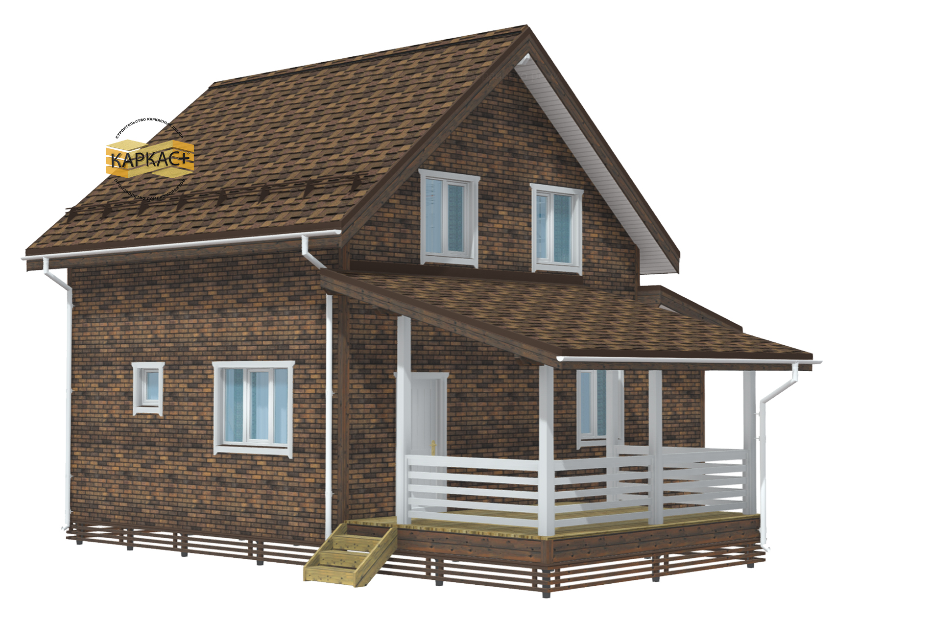 Проект каркасного дома КП-126