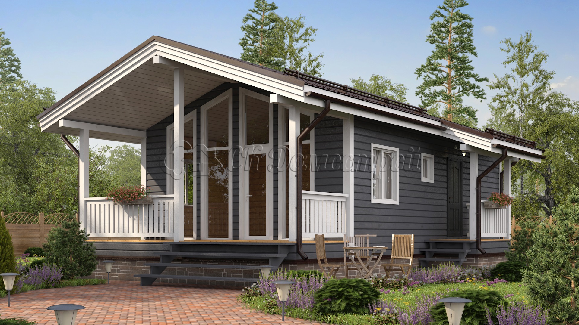 Дом «Захаров» 6х11 м