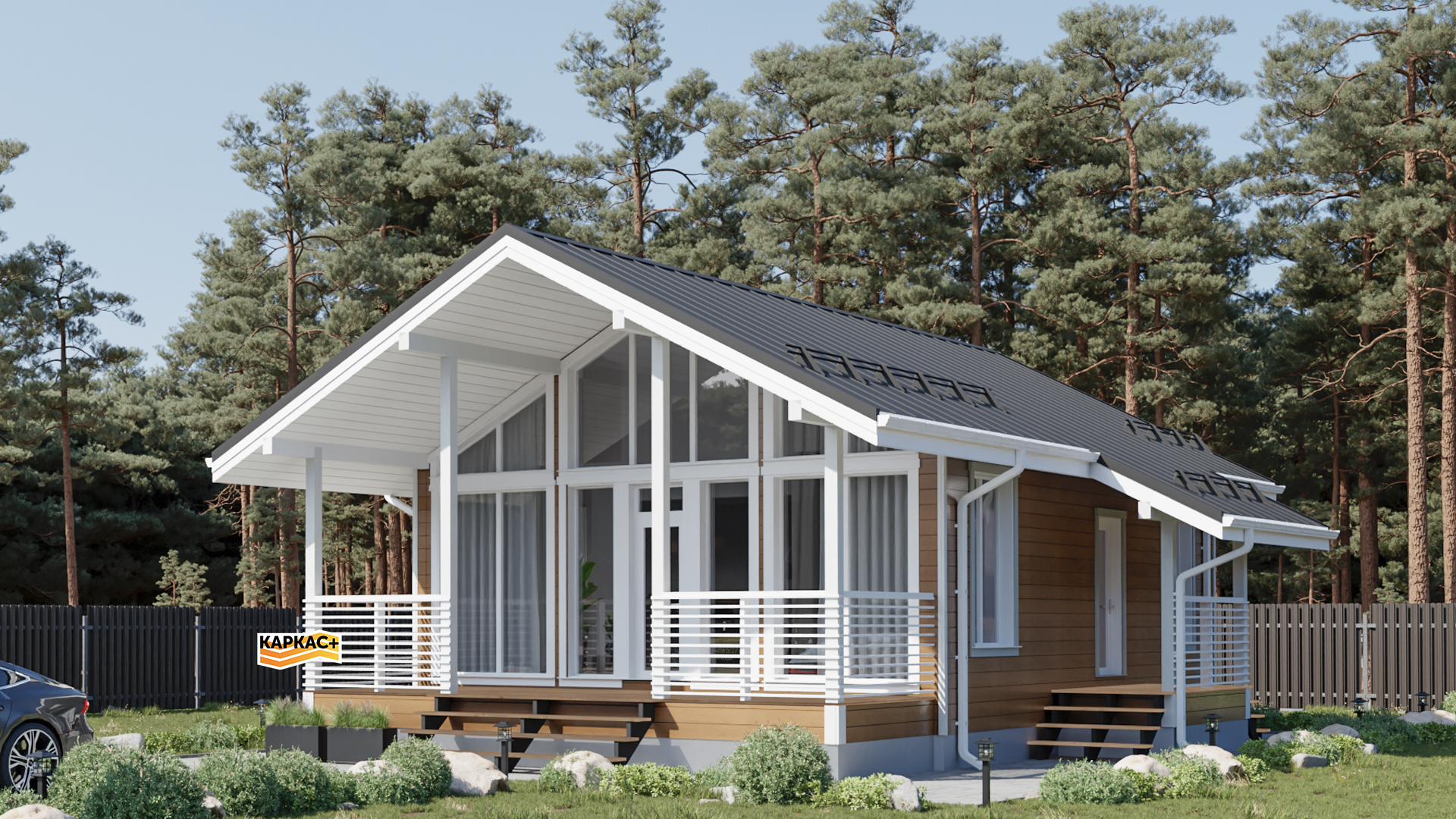 Проект каркасного дома КП-888