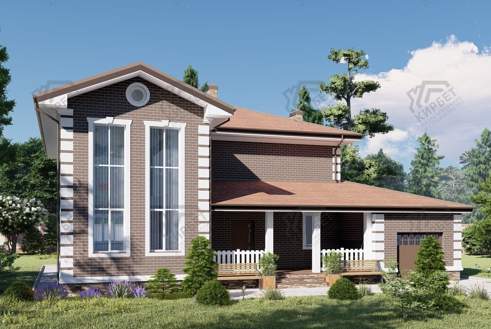 Проект дома из газоблоков 17х14 ГББ-277: цена 11367000 руб.