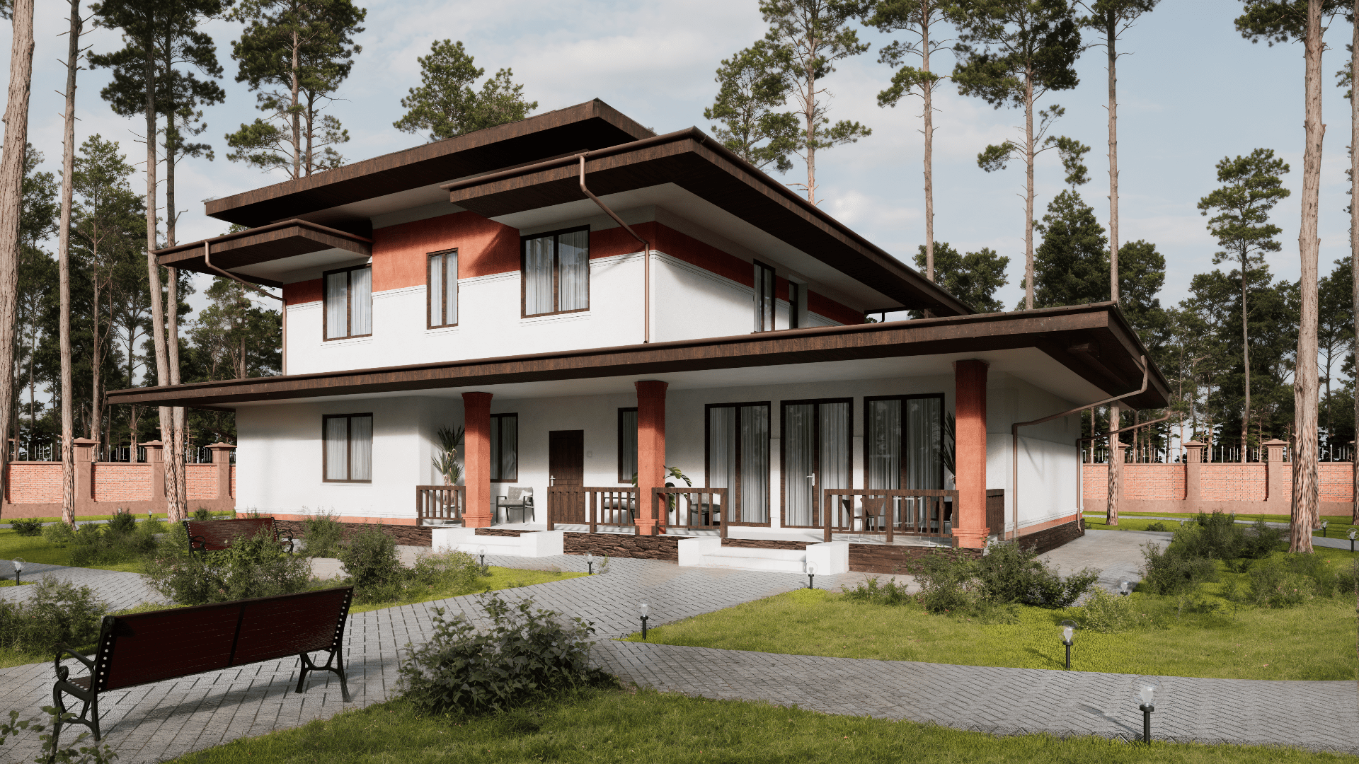 Дом по проекту «ЗС 53-17» - Золотое Сечение