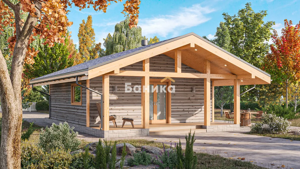 Каркасная баня «КБ-26