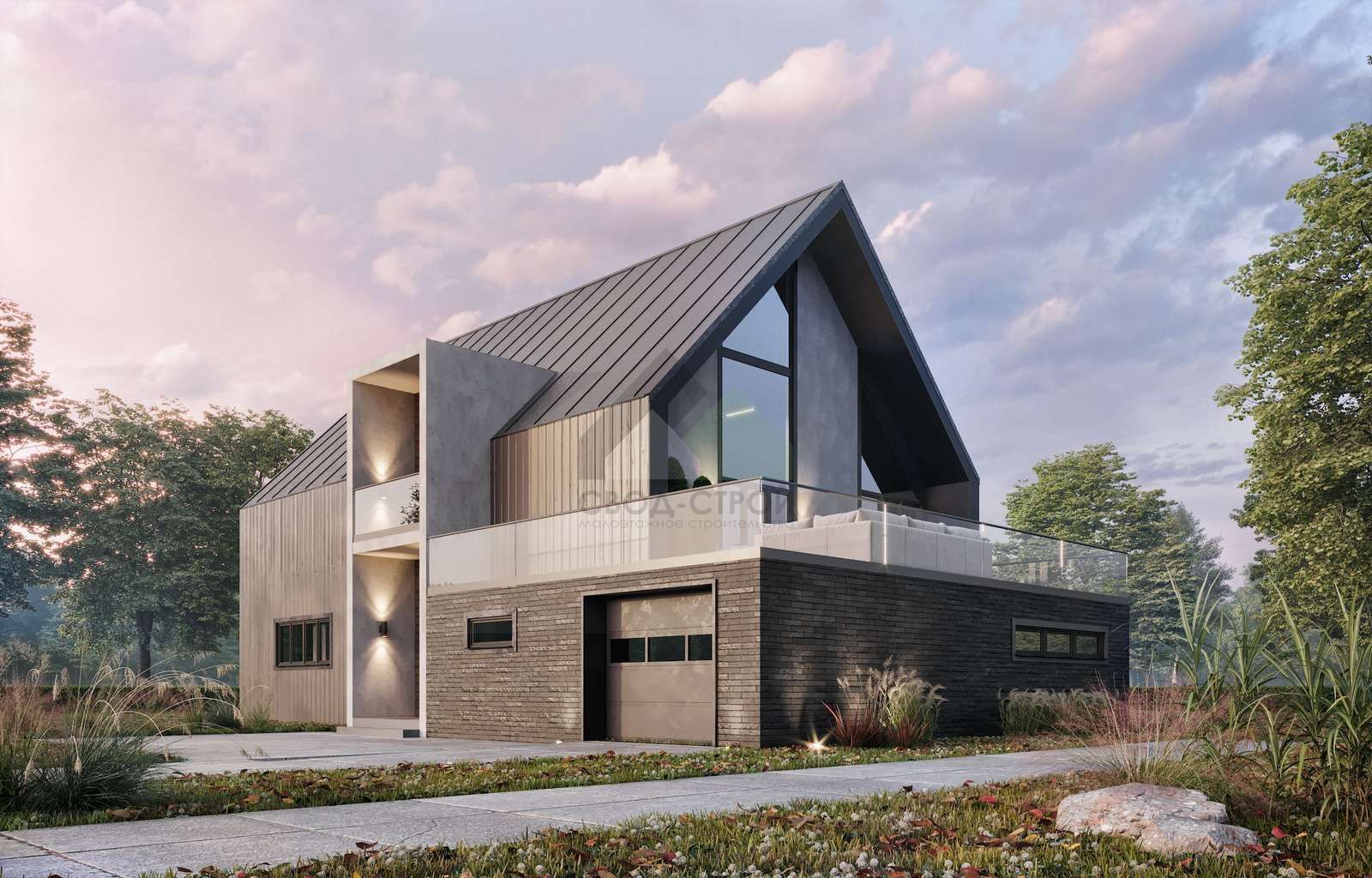 Дом из керамических блоков С-298 КЕ «Созвездие»