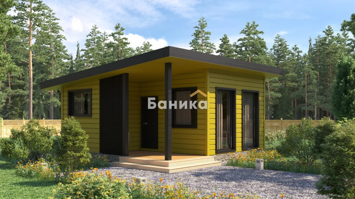 Каркасная баня «КБ-3