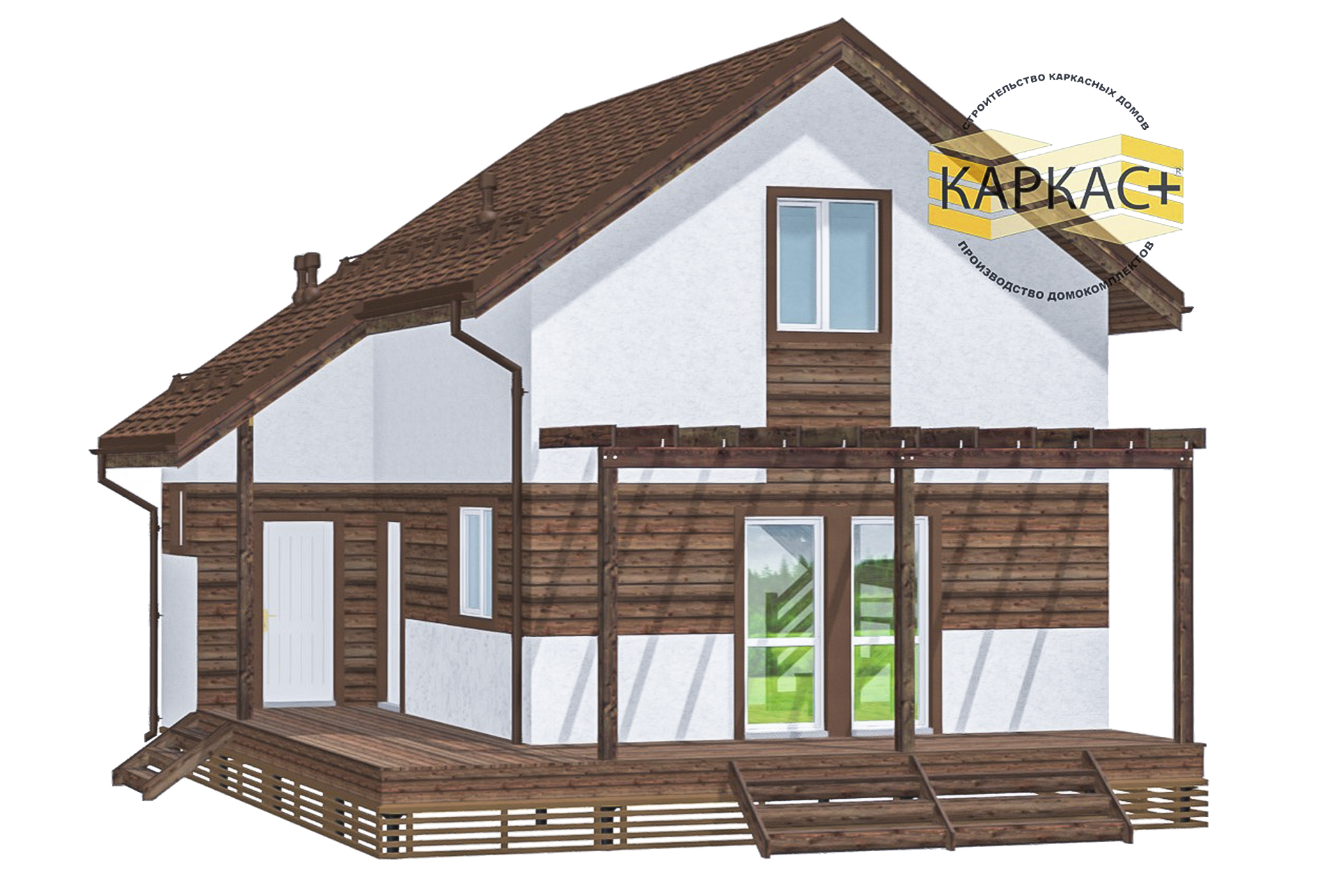 Проект каркасного дома КП-59