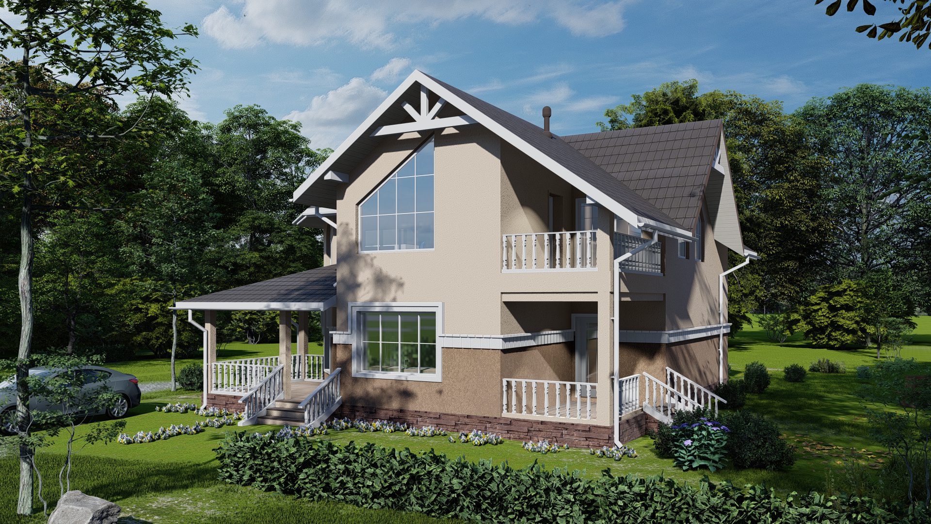 Дом по проекту «ЗС 30-22» - Золотое Сечение