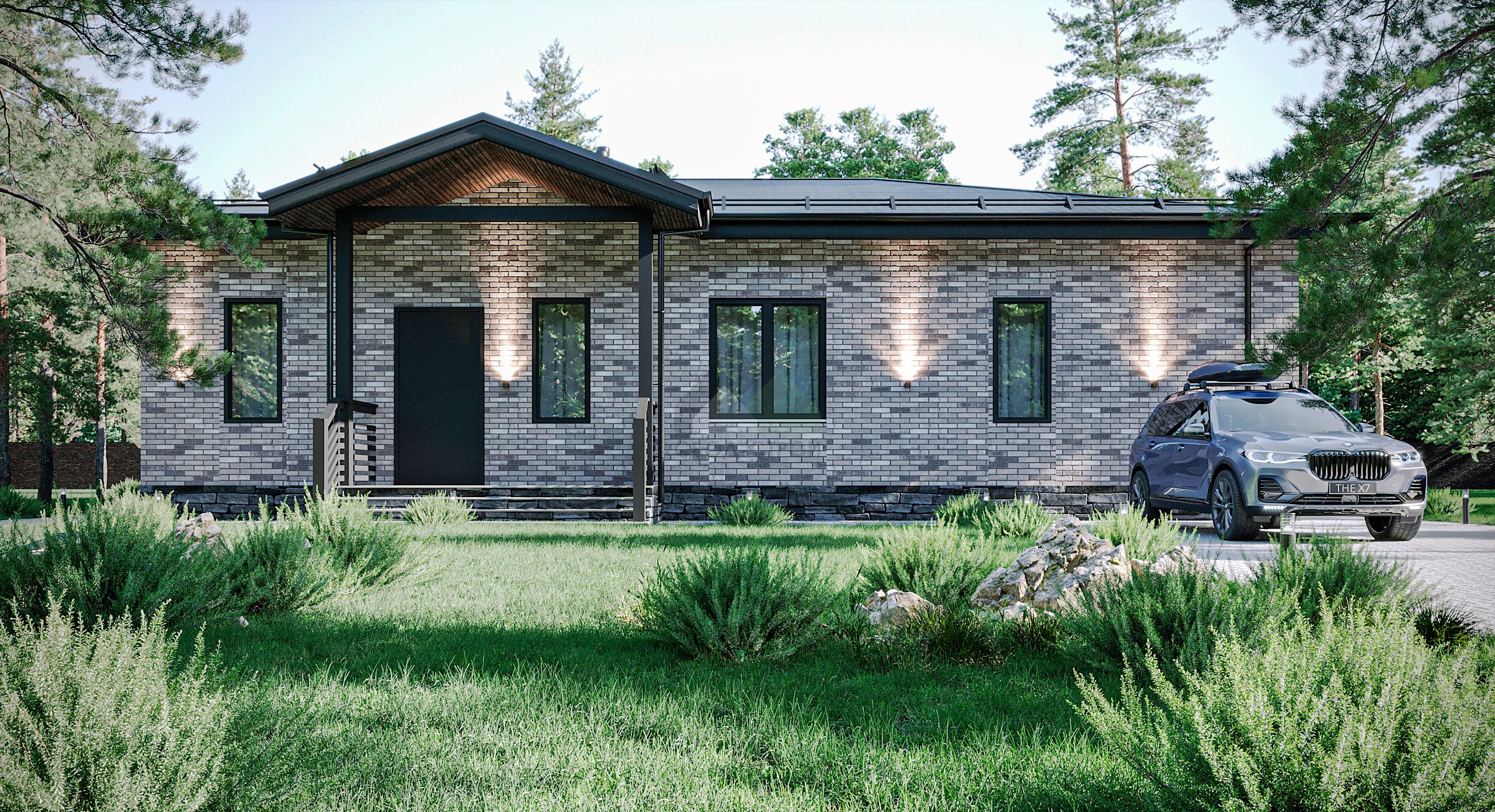 Дом из керамических блоков С-141 КЕ «Монарх»