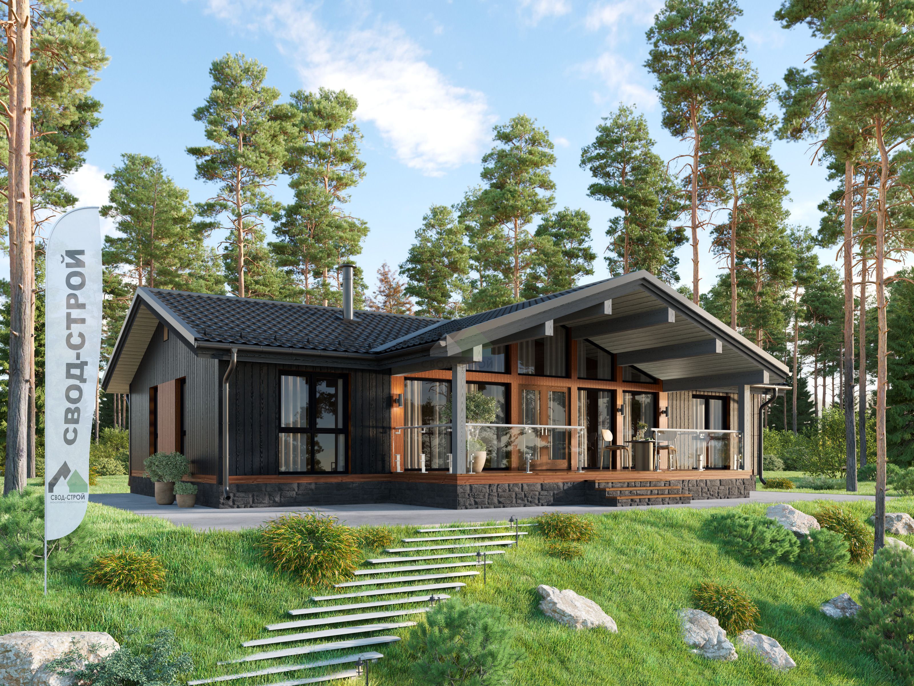 Кирпичный дом С-143 К «Грейс»