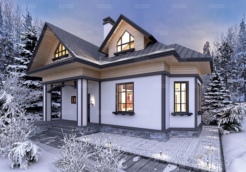 Дом по проекту «Хайдельберг» - Золотое Сечение