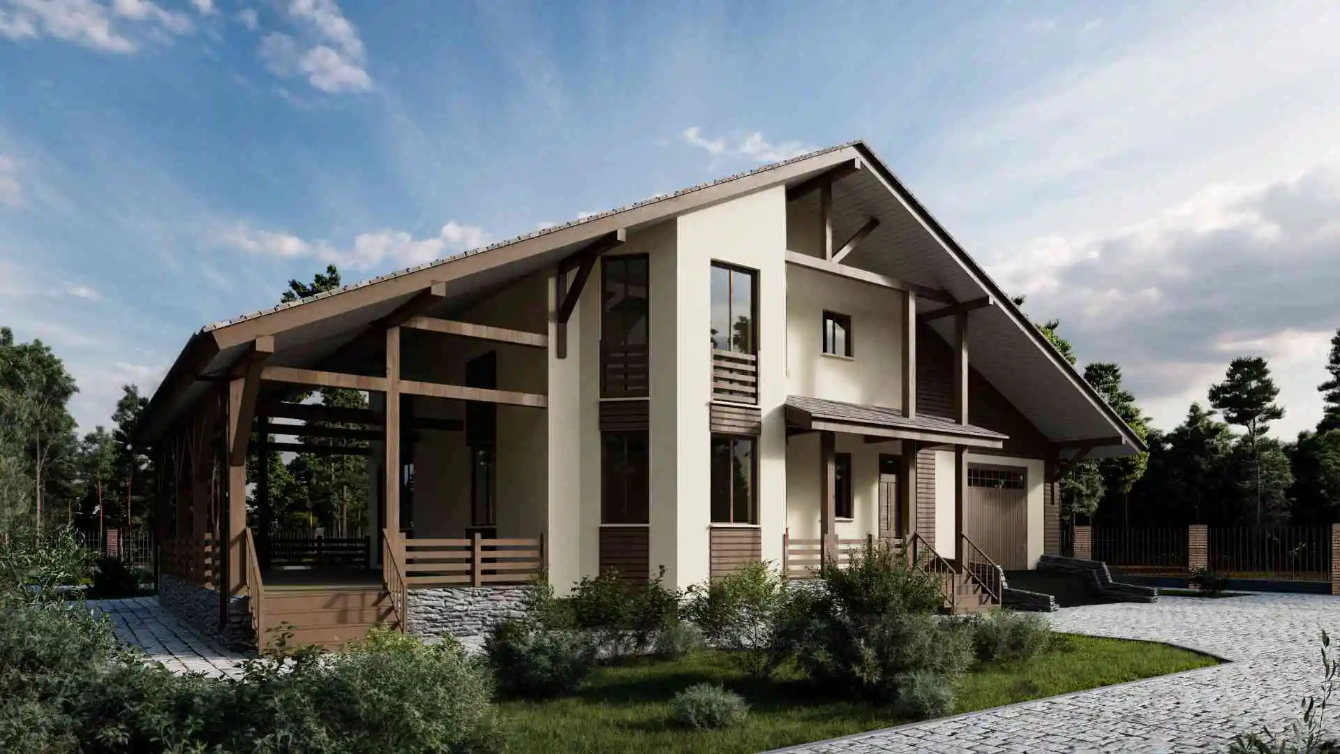 Дом по проекту «ЗС 1-16» - Золотое Сечение