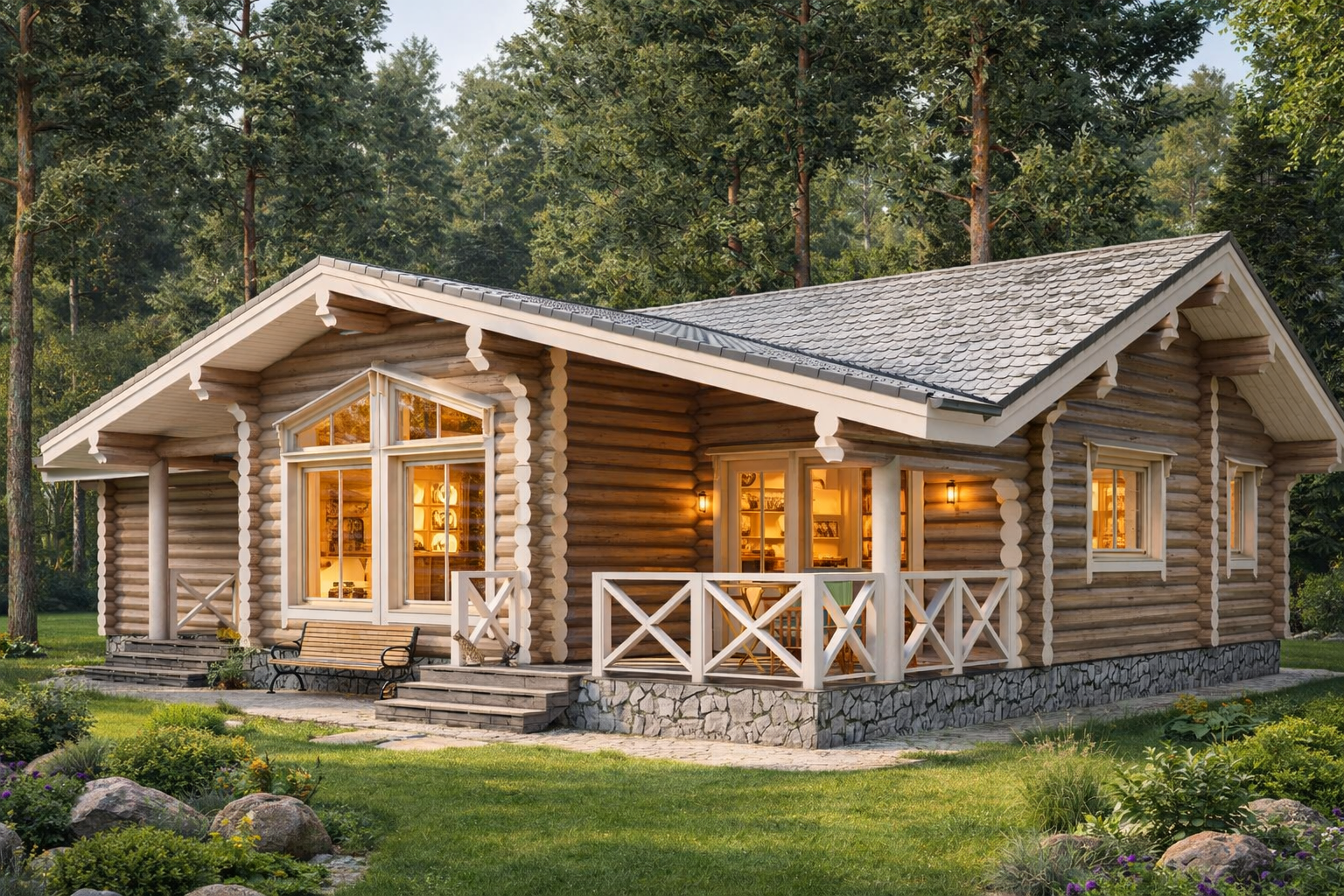 Деревянный дом «Мурманск» | ЭкоТех