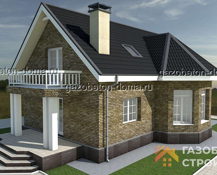 Дом из кирпича Проект КД-12