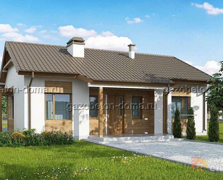 Дом из газобетона Проект ГБ-246