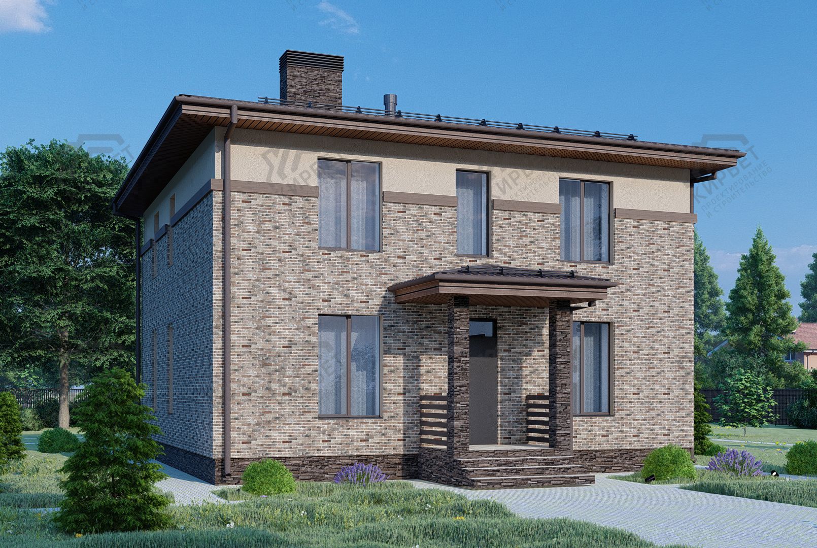 Проект дома из керамоблоков 10х15 ТКБ-190: цена 8525000 руб.