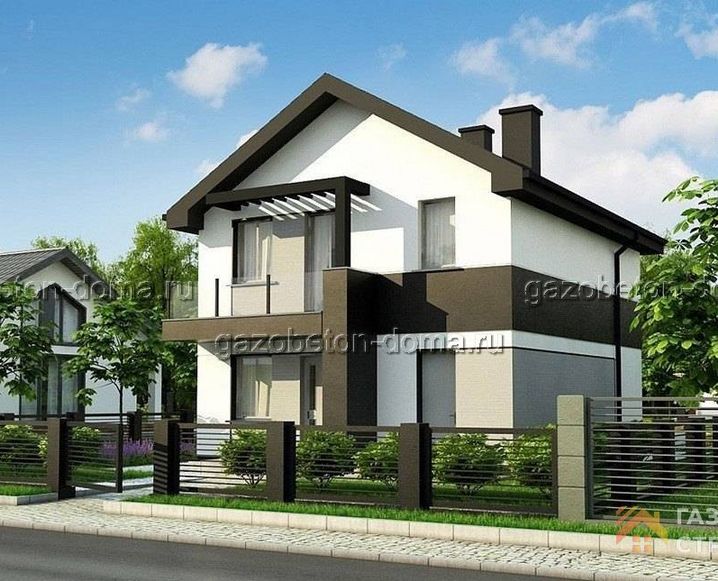 Дом из газобетона Проект ГБ-190