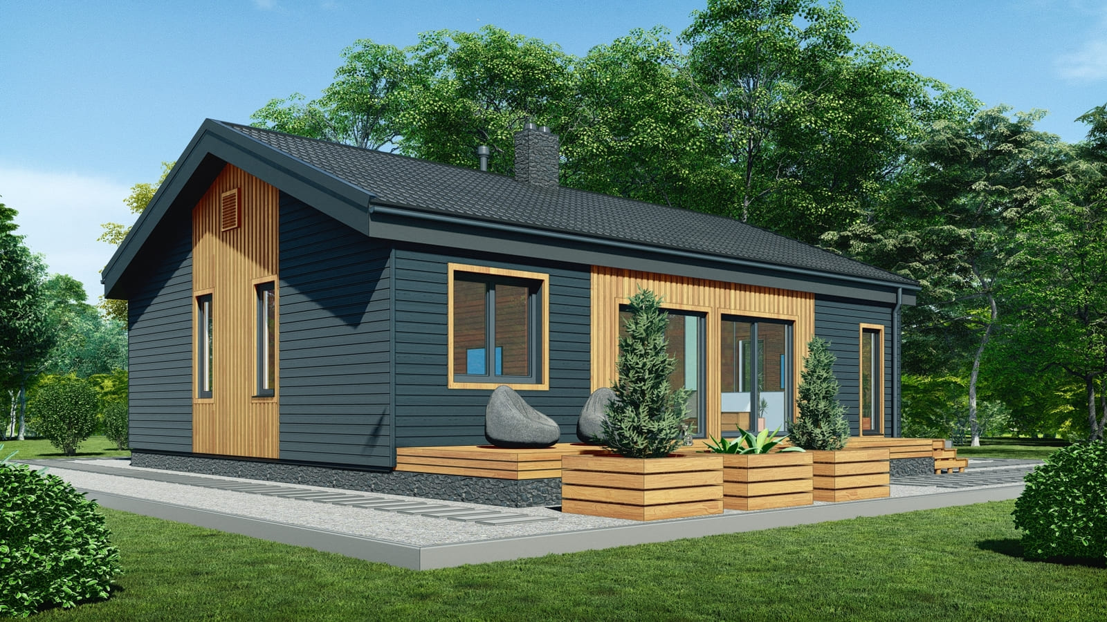 Проект дома «Хризантема» | ЭкоТех