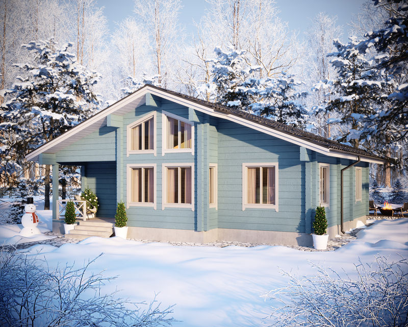 Проект одноэтажного дома № 380