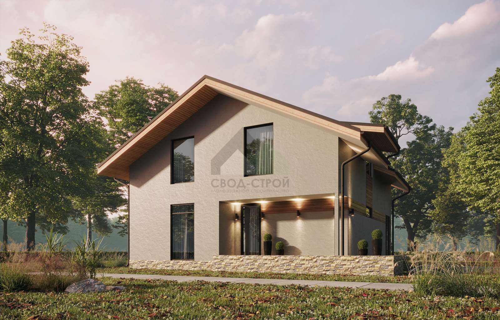 Кирпичный дом С-281 К «Альпийский»