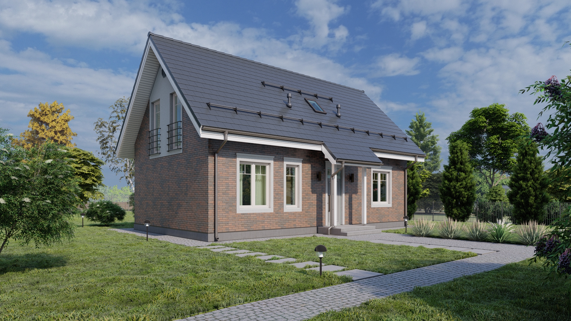 Дом из газобетона "Кливдейв"