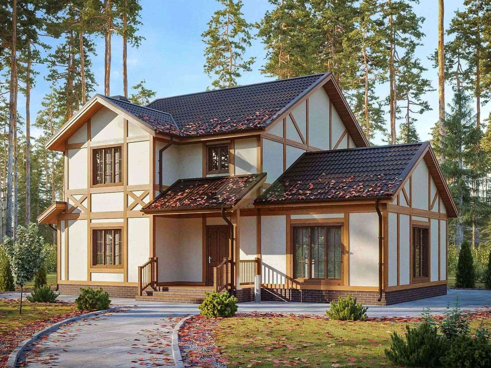 Каркасный дом С-195 КР «Велюр»