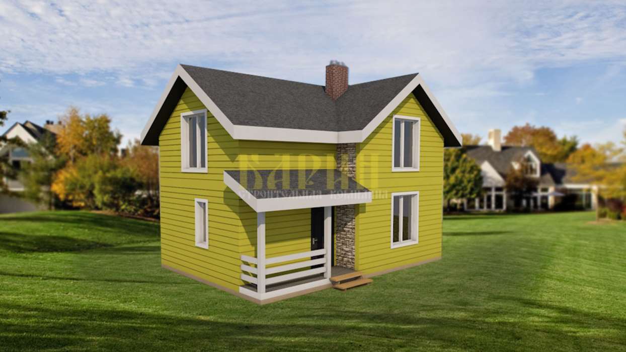 ПД - 104 - Строительство домов из Каркаса, СИП, Бруса под ключ