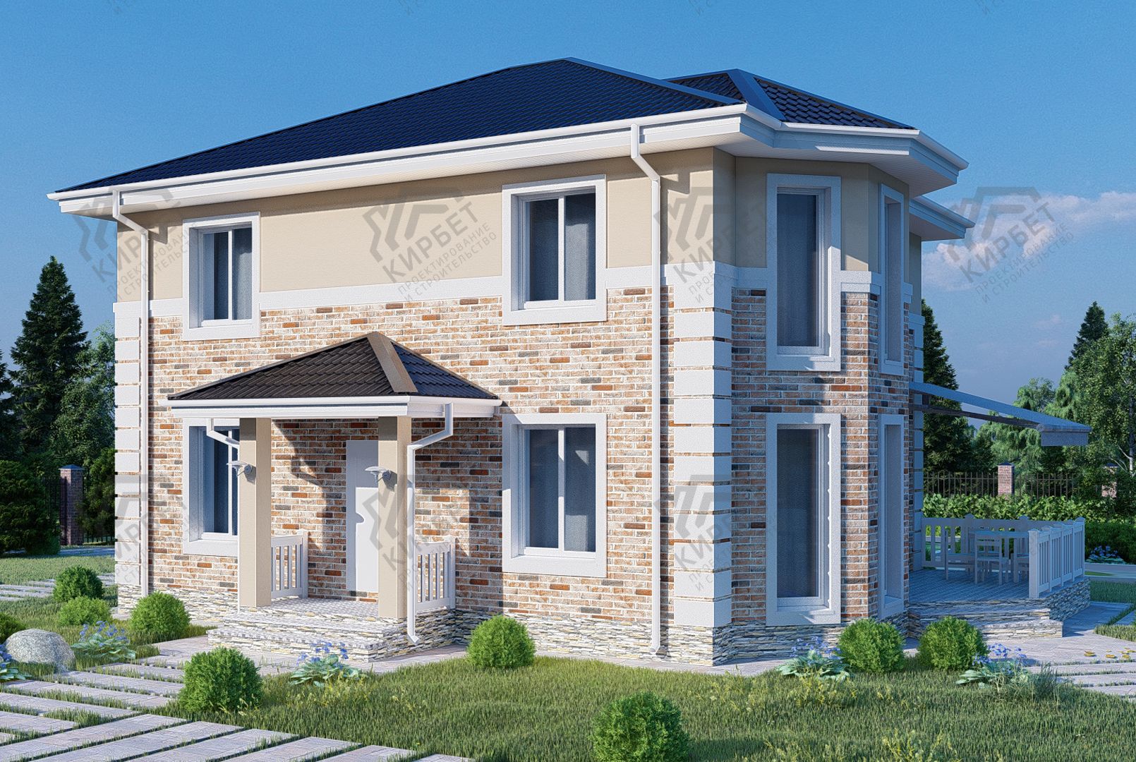 Проект дома из газоблоков 13х12 ГББ-158: цена 7090000 руб.