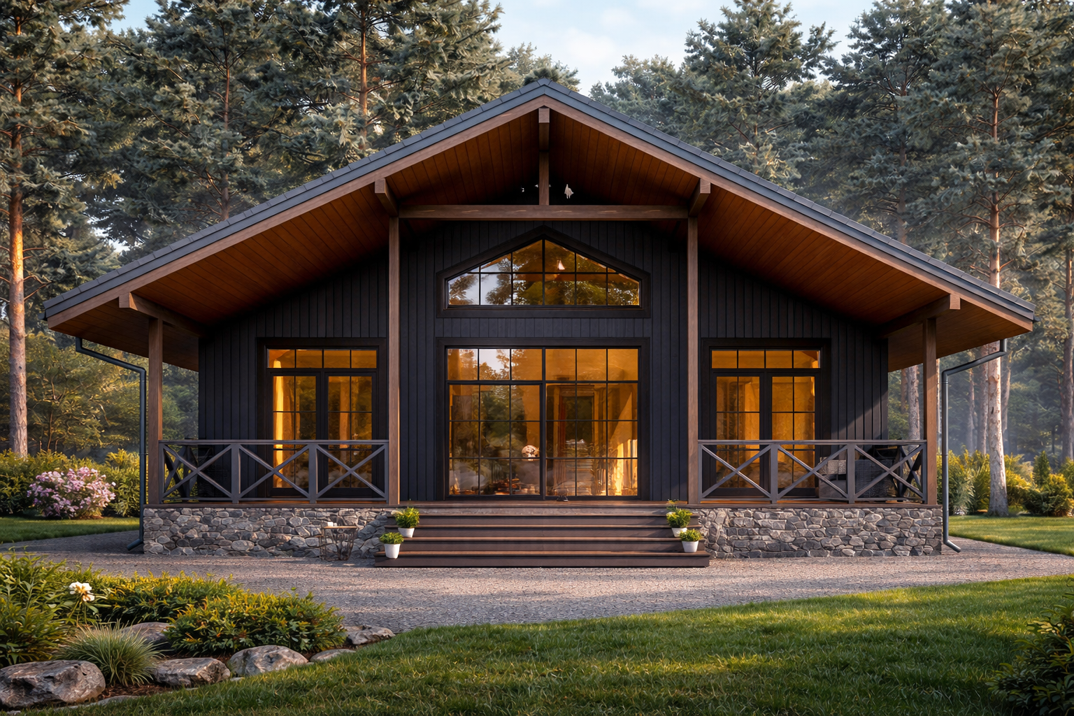 Каркасный дом «Ежевика» | ЭкоТех