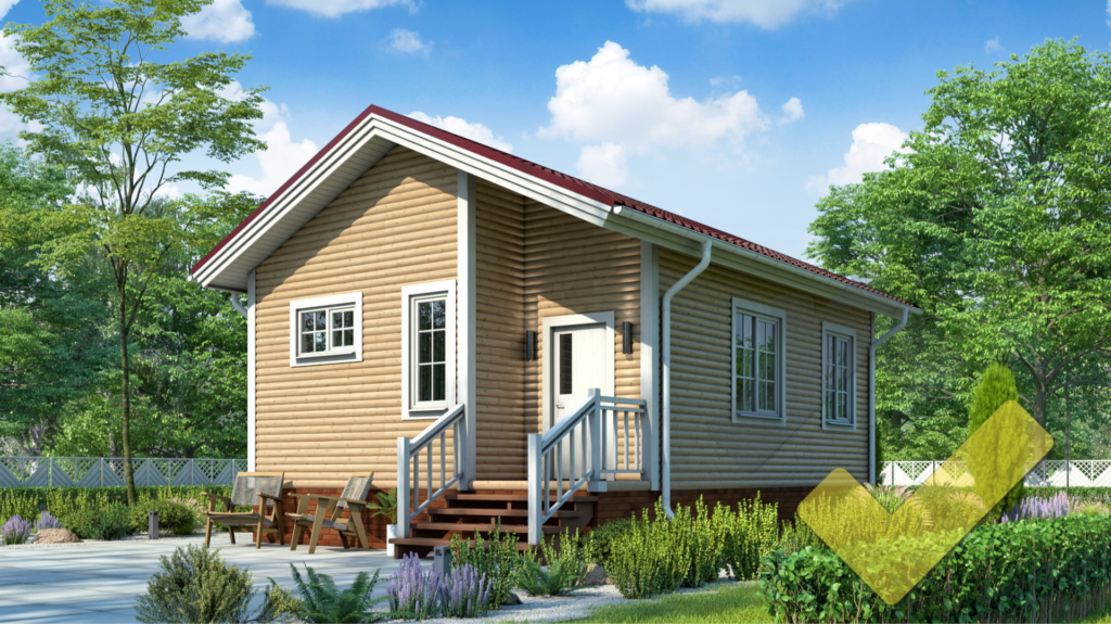 Строительство каркасного дома 8,5х6 "Примула" под ключ