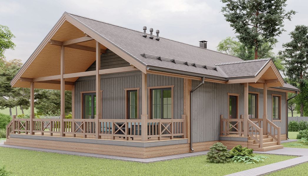 Дом каркасный "Юкон-Гамма"