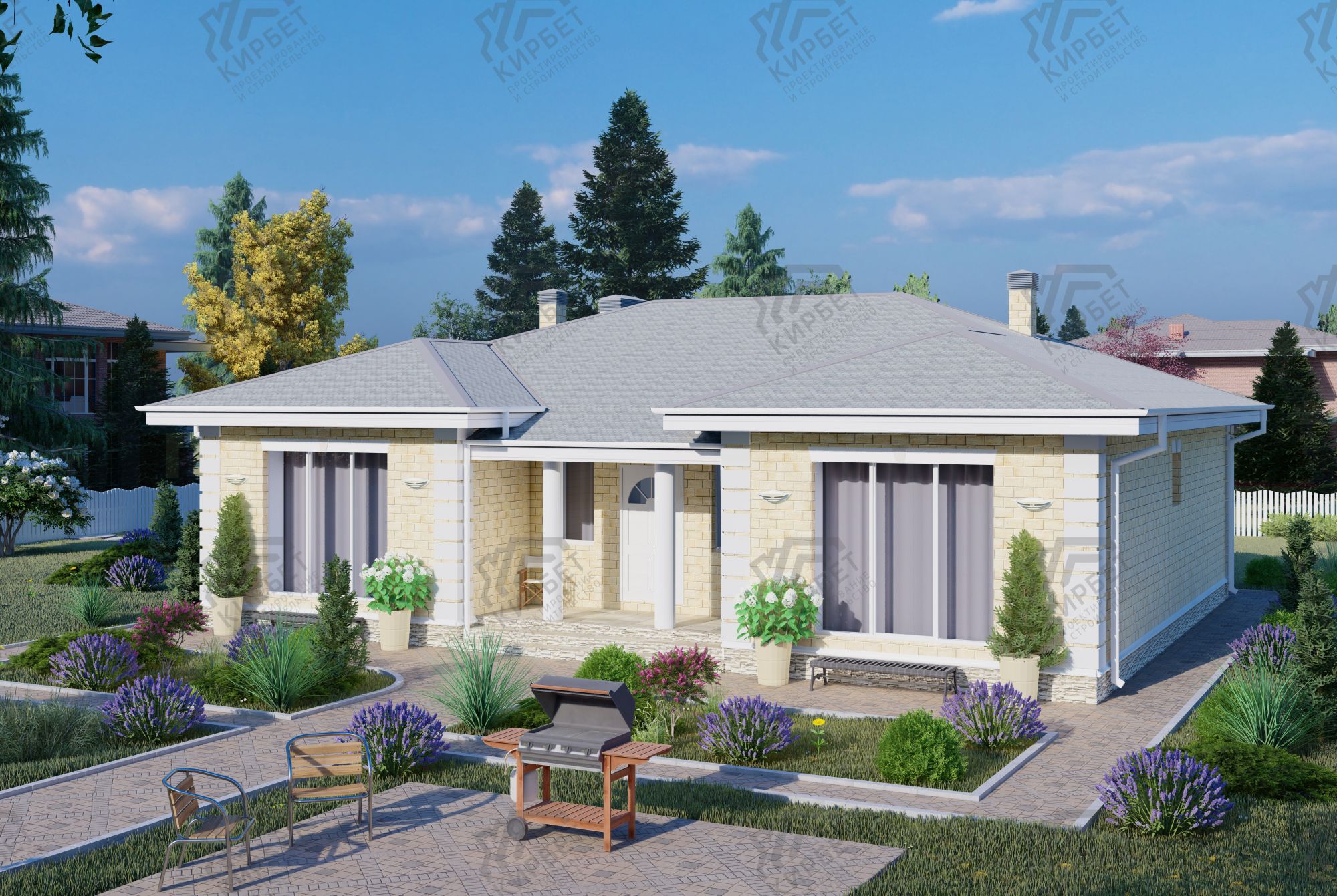 Проект дома из газоблоков 15х16 ГББ-154: цена 8455000 руб.