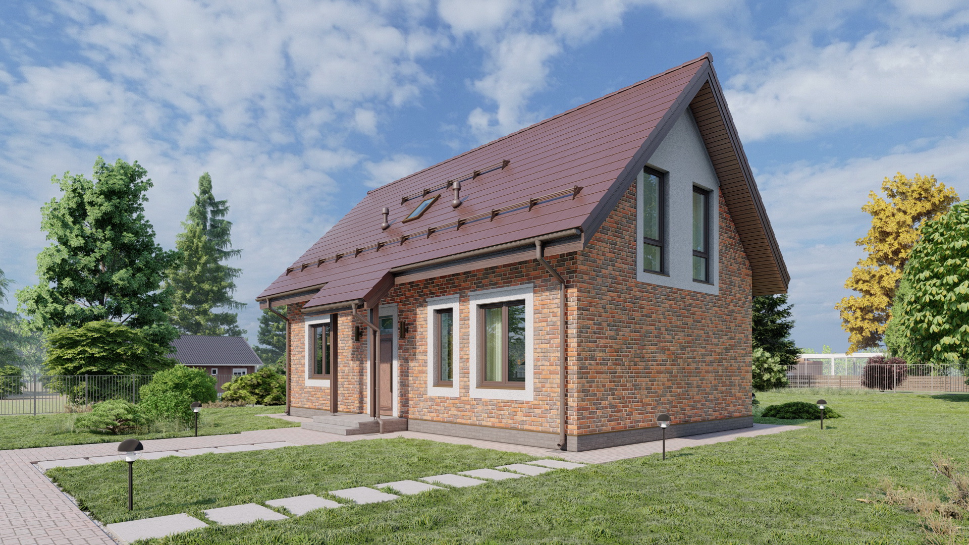 Дом из газобетона "Роленд"