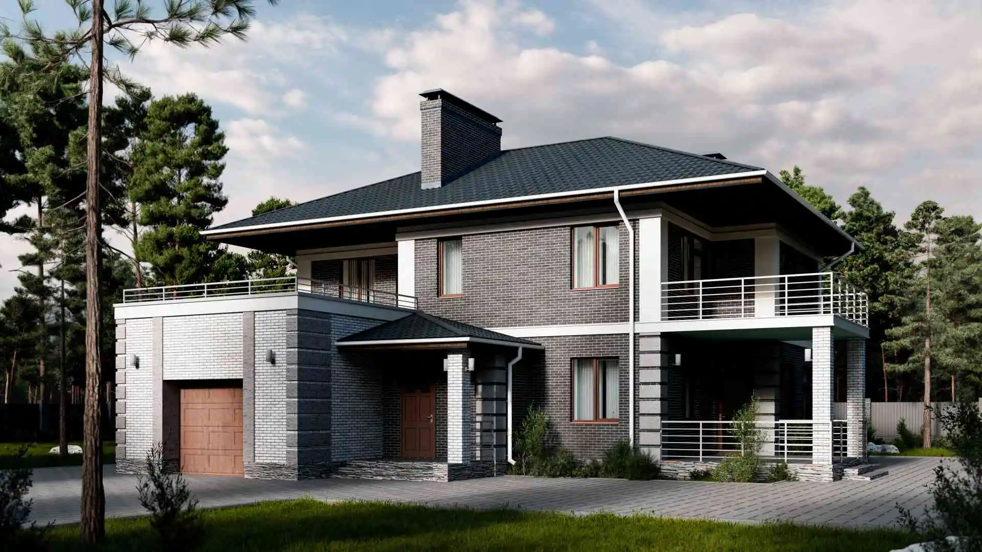 Дом по проекту «ЗС 11-17» - Золотое Сечение