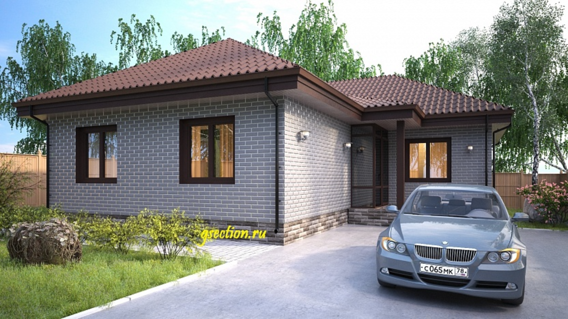 Дом по проекту «ЗС 26-17» - Золотое Сечение