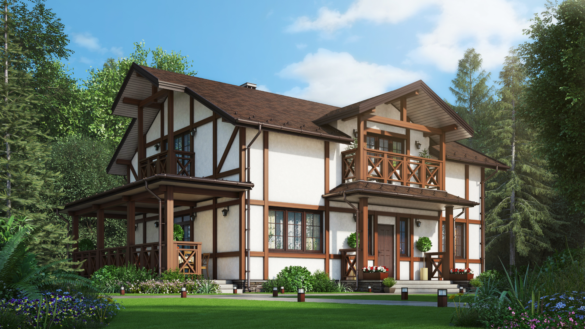 Дом по проекту «ЗС 18-16» - Золотое Сечение