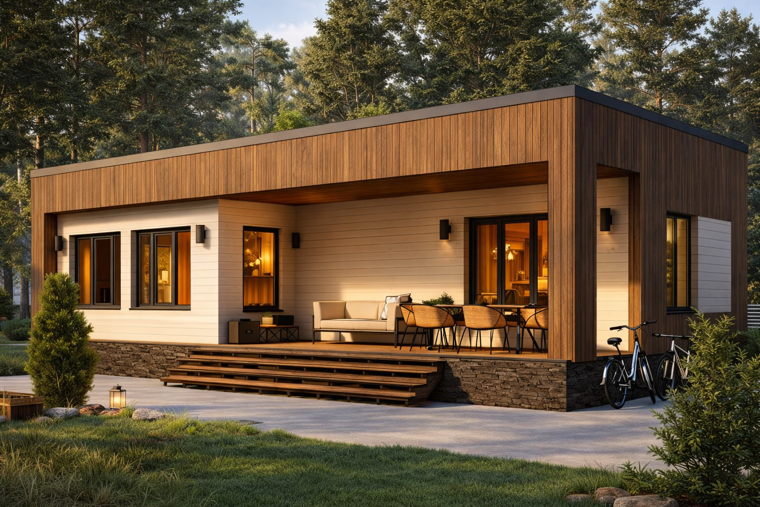 Каркасный дом «Подснежник» | ЭкоТех