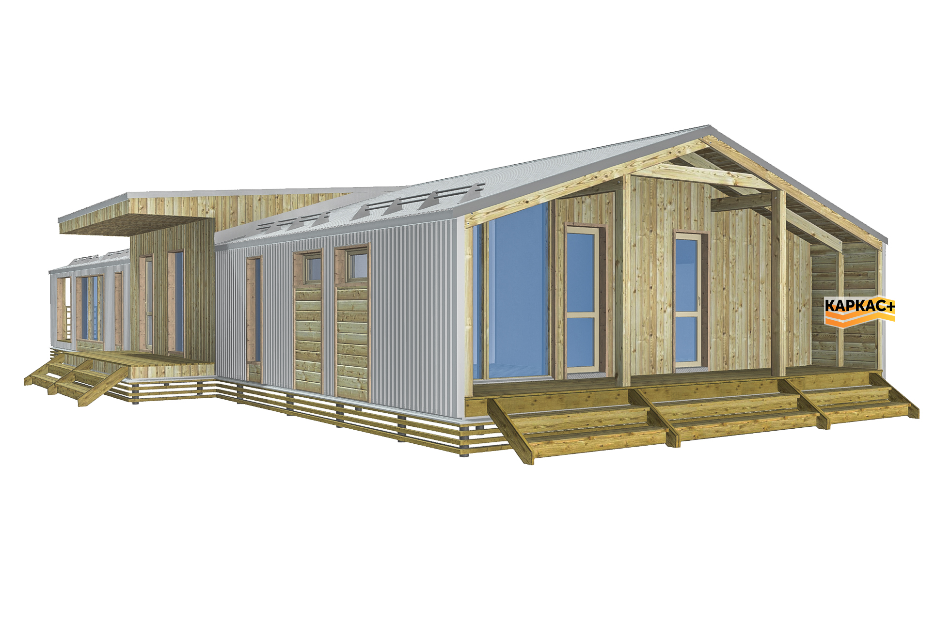 Проект каркасного дома КП-106