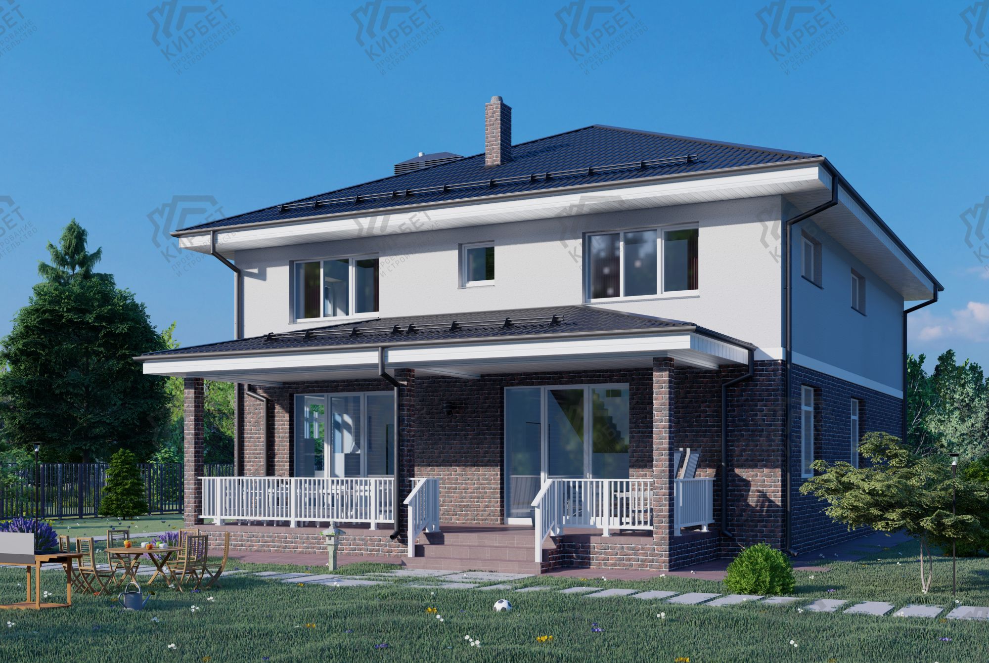 Проект дома из керамоблоков 12х16 ТКБ-261: цена 10065000 руб.