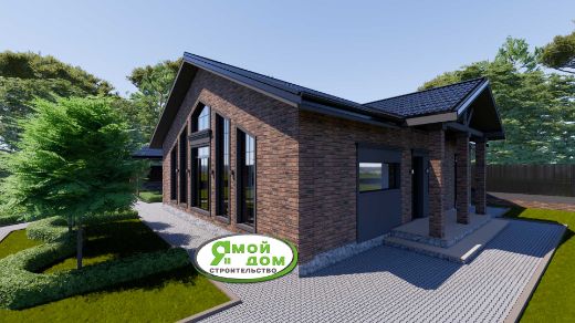 Проект загородного дома Гжель