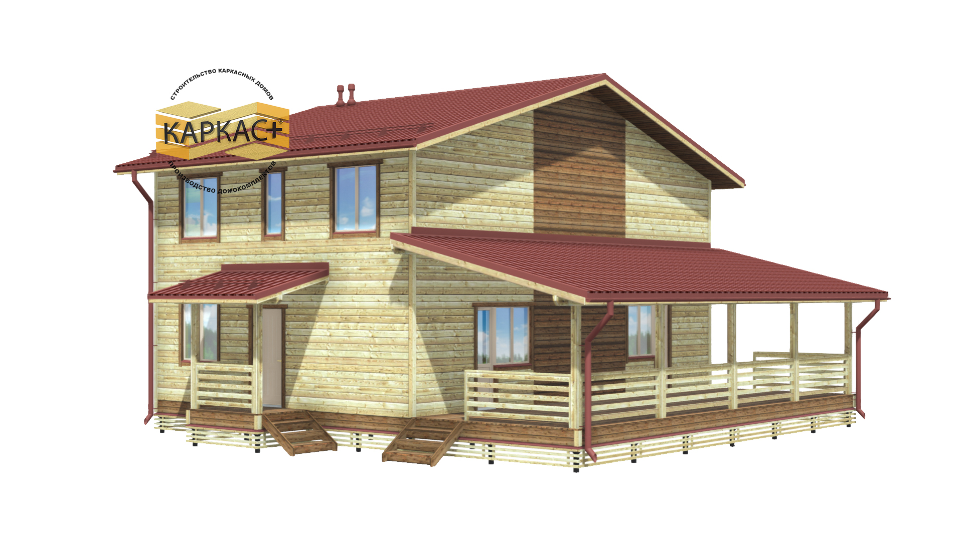 Проект каркасного дома КП-94