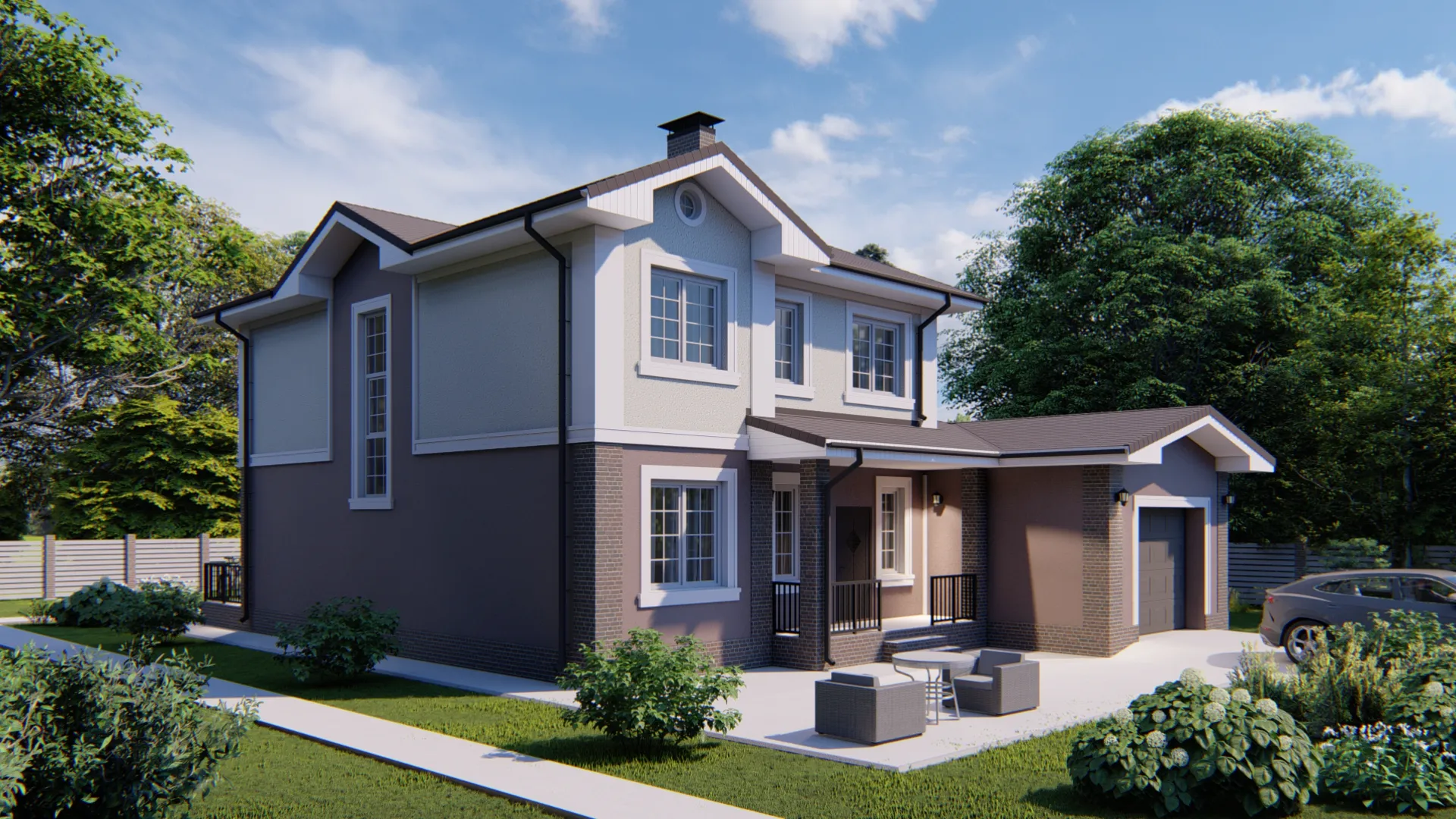 Дом по проекту «ЗС 901-21» - Золотое Сечение