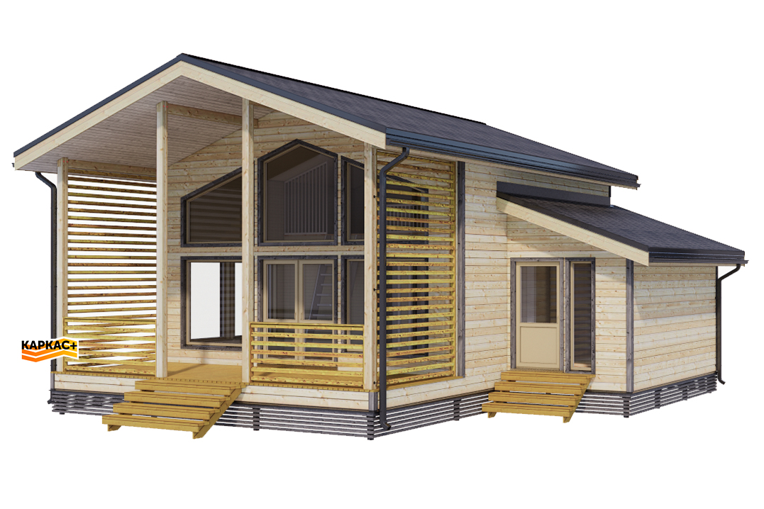 Проект каркасного дома КП-45.2