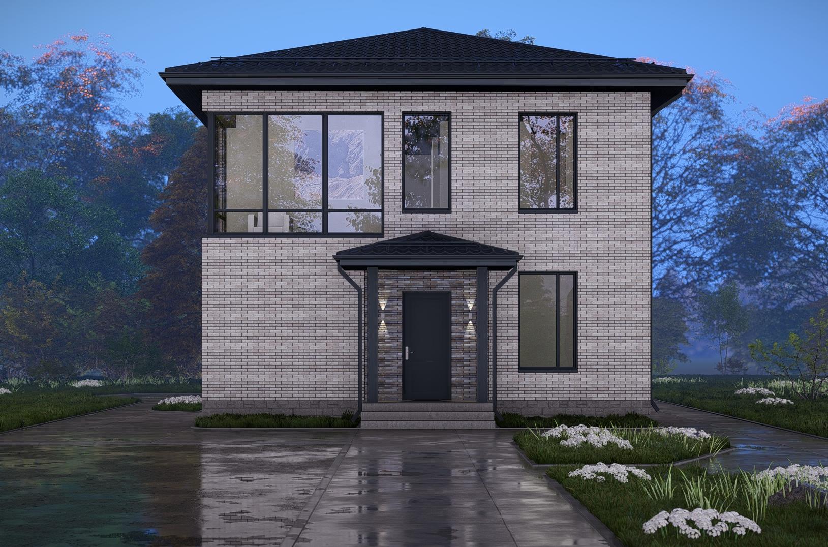 Дом из газобетона "Юнион"