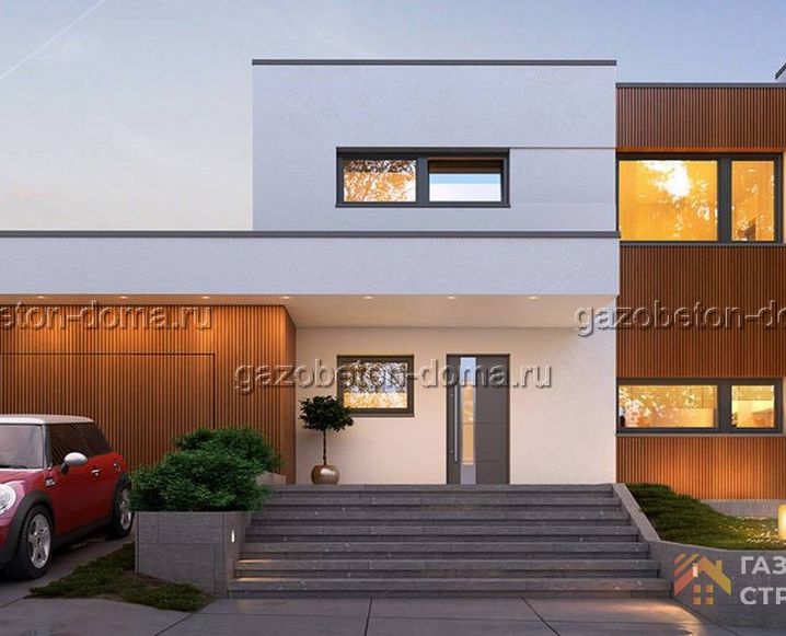 Дом из газобетона Проект ГБ-7