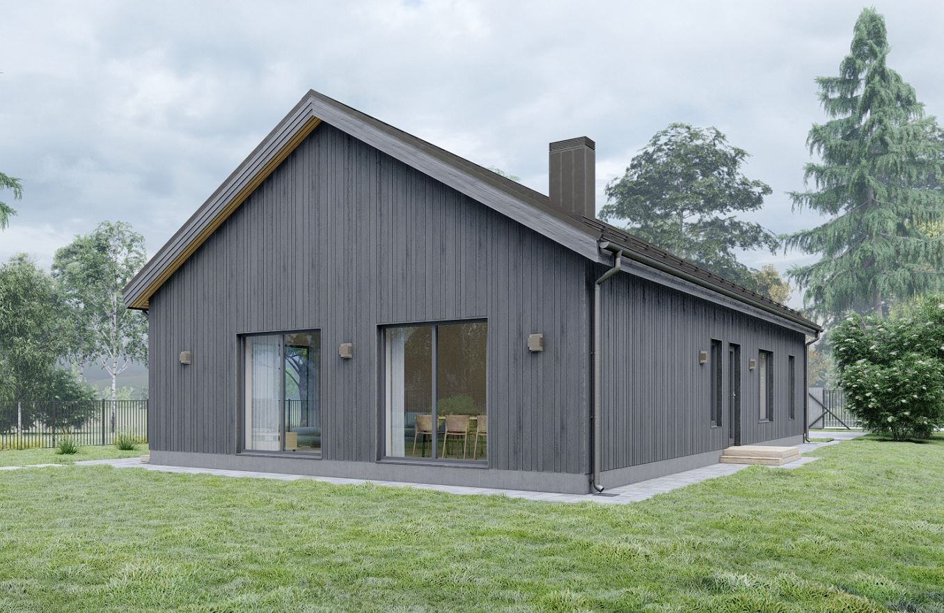 Дом каркасный "Барн-Ранчо"