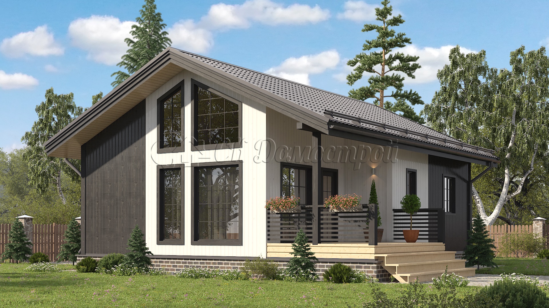 Дом «Кузнецов» 8х10 м