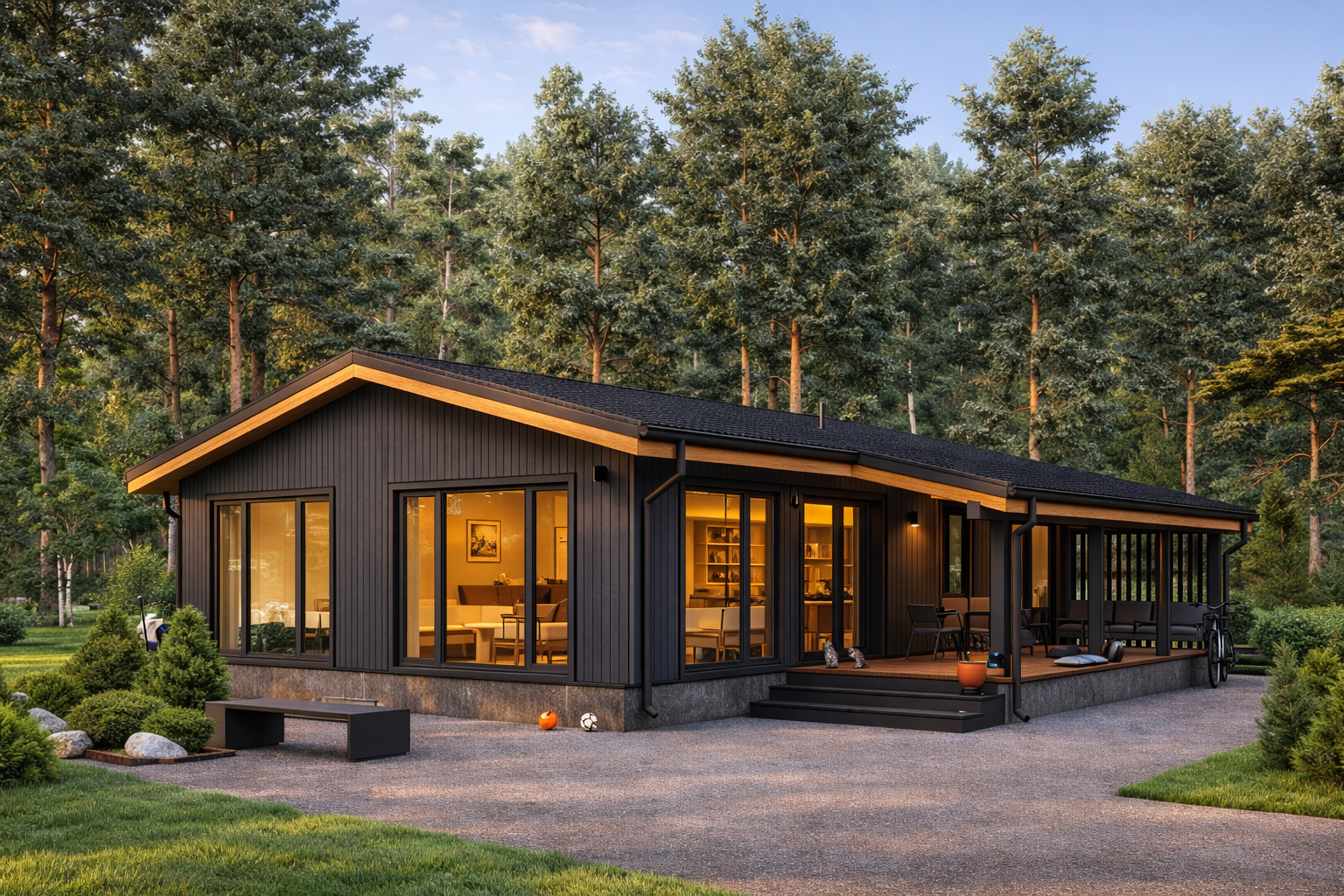 Каркасный дом «Гранат» выставочный | ЭкоТех