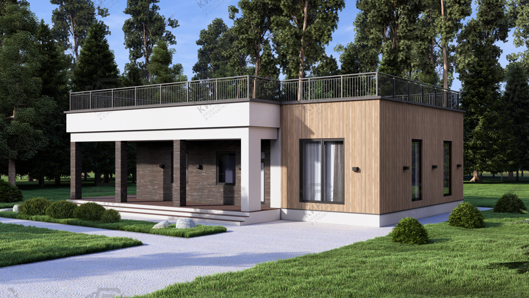 Проект дома из газоблоков 14х10 ГББ-110: цена 7333000 руб.