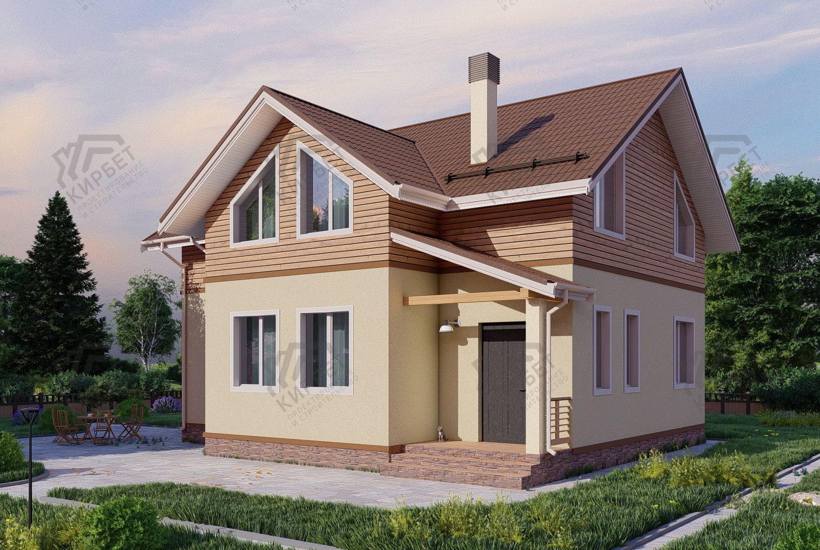 Проект дома из керамоблоков 11х9 ТКБ-130: цена 6172000 руб.