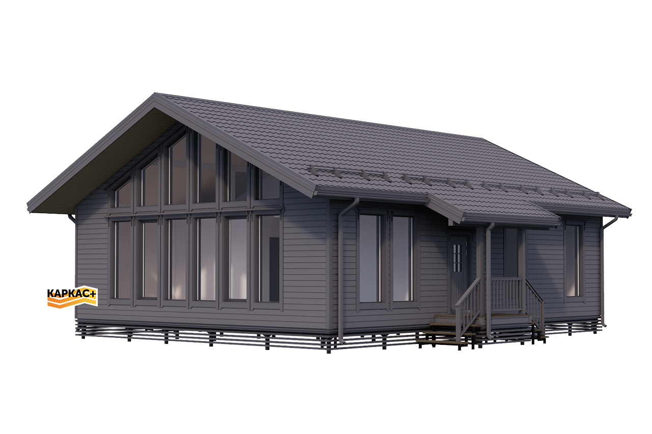 Проект каркасного дома КП-01