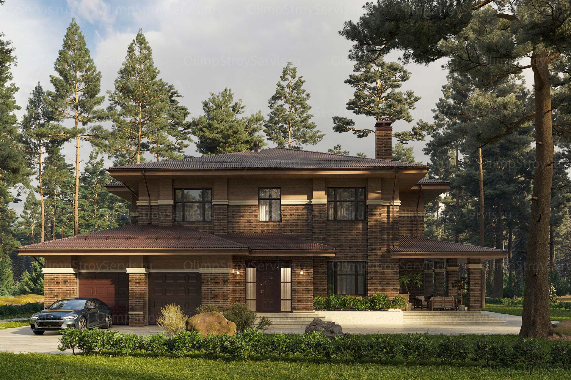 Дом в стиле Райта «MONTREAL»